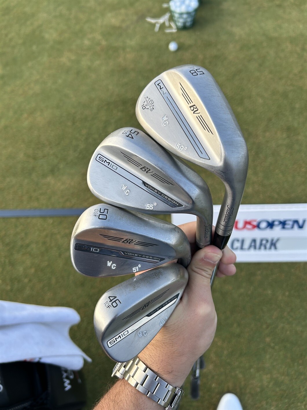 Defending Champion Wyndham Clark&#39;s SM10 Wedge Setup